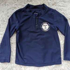 Like New Carter's Quarter Zip Jacket | Big Kahuna Surfing Design | Size 18-24M |